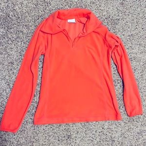 Columbia, peach super soft, size small fits like xs
